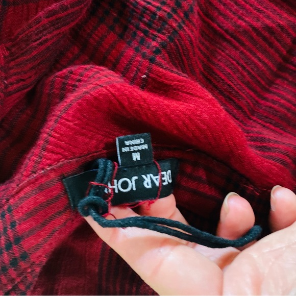 Dear John Flannel Tunic/Shirt Dress - Picture 3 of 5